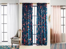 Sound decreasing curtains for the home